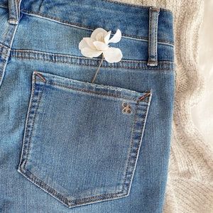 Jessica Simpson high rise forever rolled ankle jeans